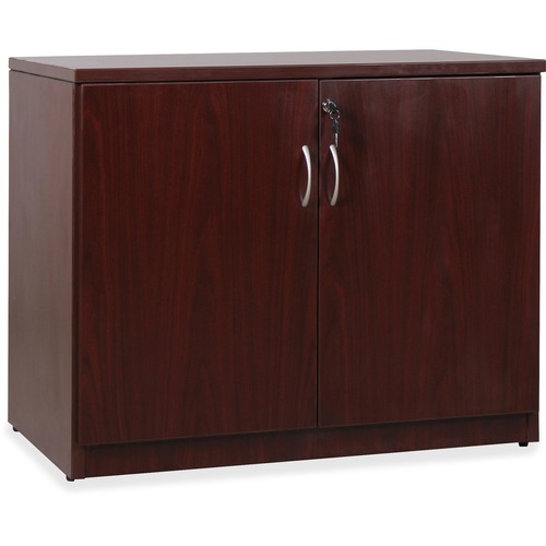 Storage Cabinet, 2 Doors, 36"Wx22-1/2"Dx29-1/2"H", Mahogany