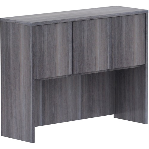 Hutch, 3 Drawer, 48x15, Woodgrain Cherry