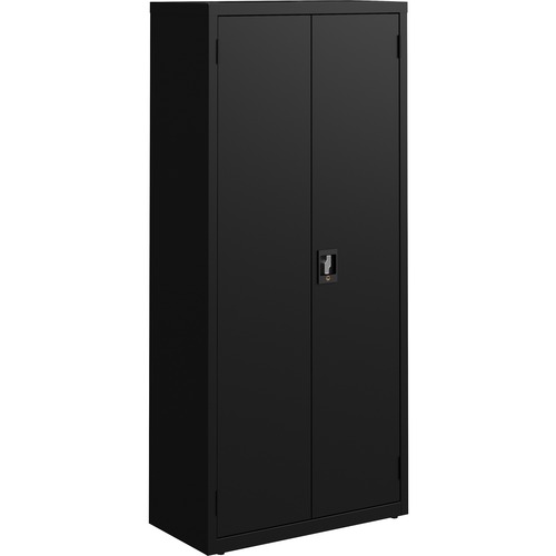 Storage Cabinet, 4 Shelves, 180 lb/Shelf, 30" x 15" x 66", Black