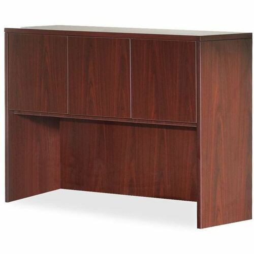 Hutch, With Doors, 60"x15"x36", Mahogany