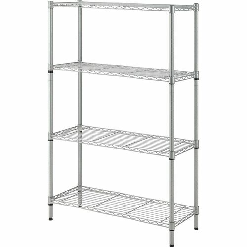 Shelving, Light, 4 Tier, Silver