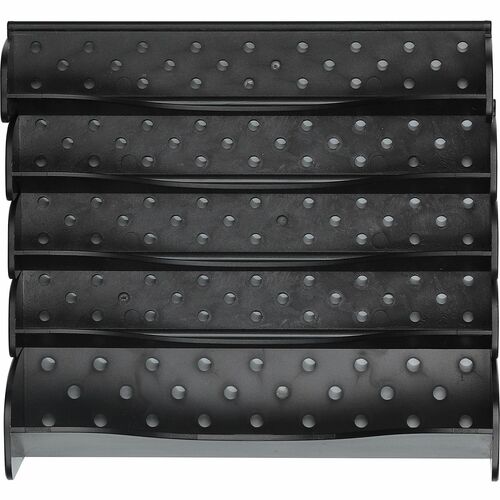Holder, 5 Slots, For Dry-Erase Markers/Eraser, Black