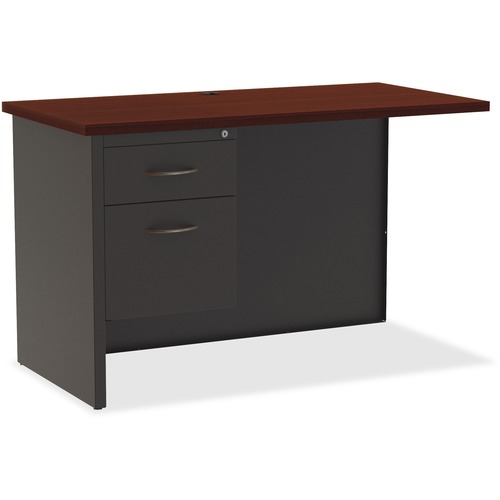 Left Return Desk, 24" x 48", CH/MH