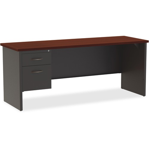 Left Pedestal Credenza, 24" x 72", CH/MH