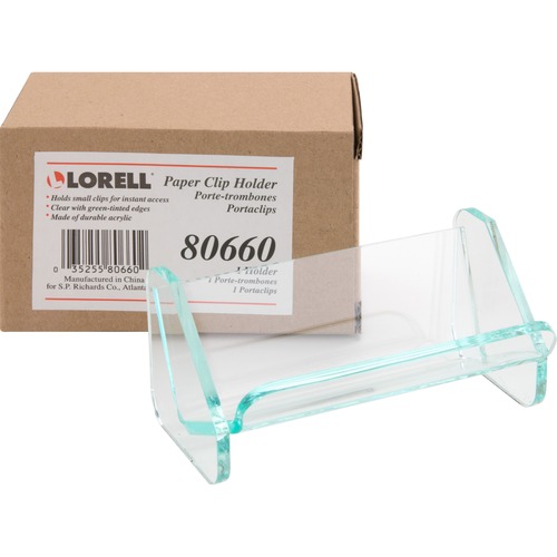 Holder, Paper Clip, Green Edge