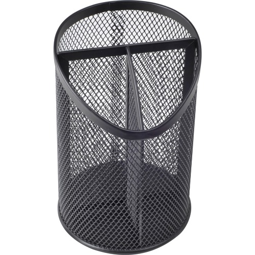 Cup, Pencil, Divided, Mesh, Black