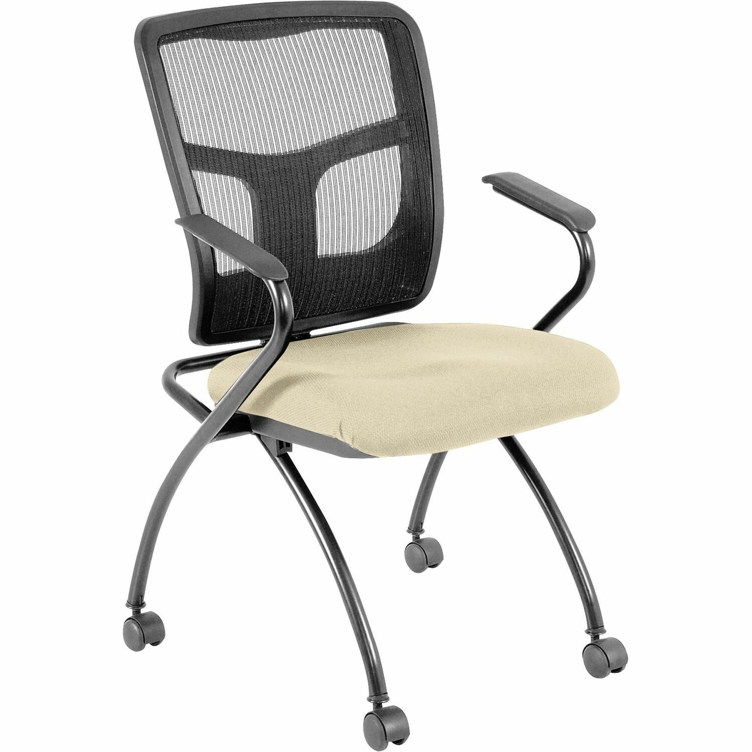 Guest Chair, W/Arms, 24-3/8" x 24" x 37", Buff 2/CT