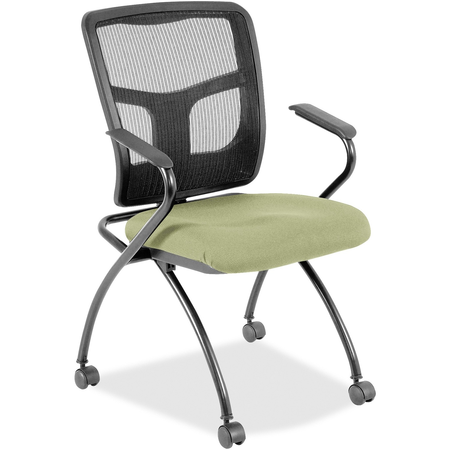 Guest Chair, With Arms, 24" x 27" x 28", Sage 2/CT