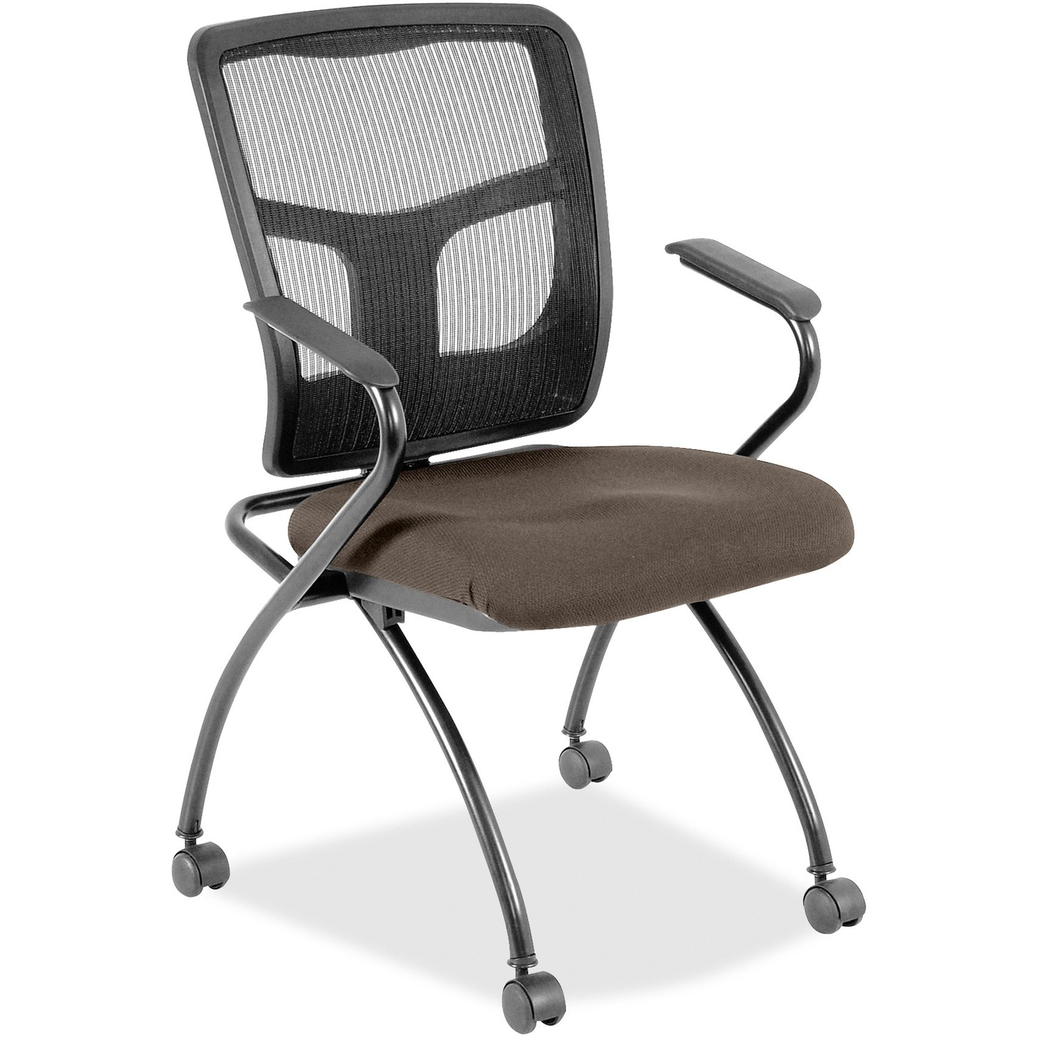 Guest Chair, With Arms, 24-3/8"x24"x37", Java 2/CT