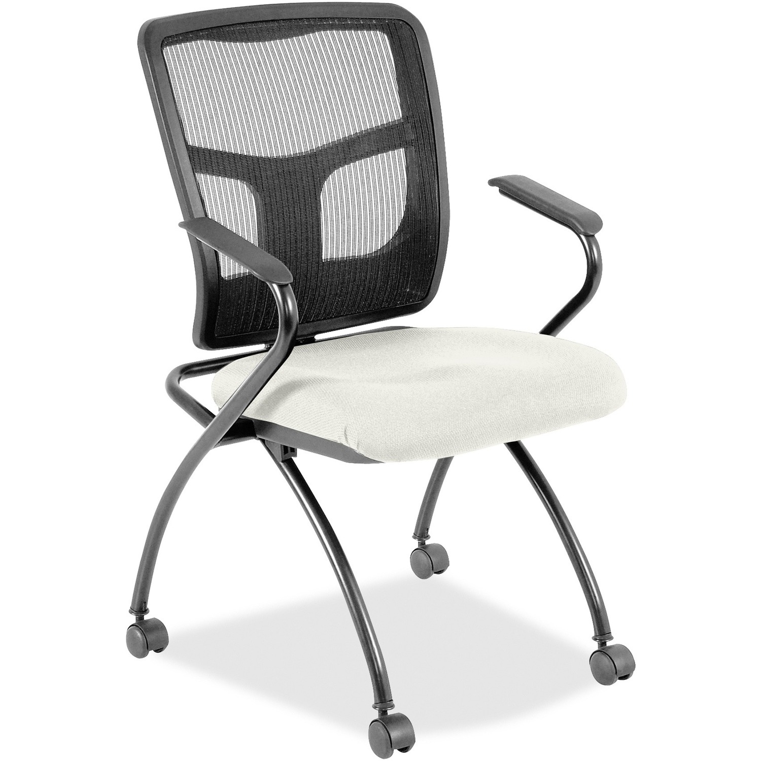 Guest Chair, W/Arms, 24-3/8"x24"x37", Snow 2/CT