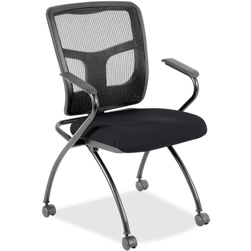 Guest Chair, With Arms, 24-3/8"x24"x37", Ebony 2/CT