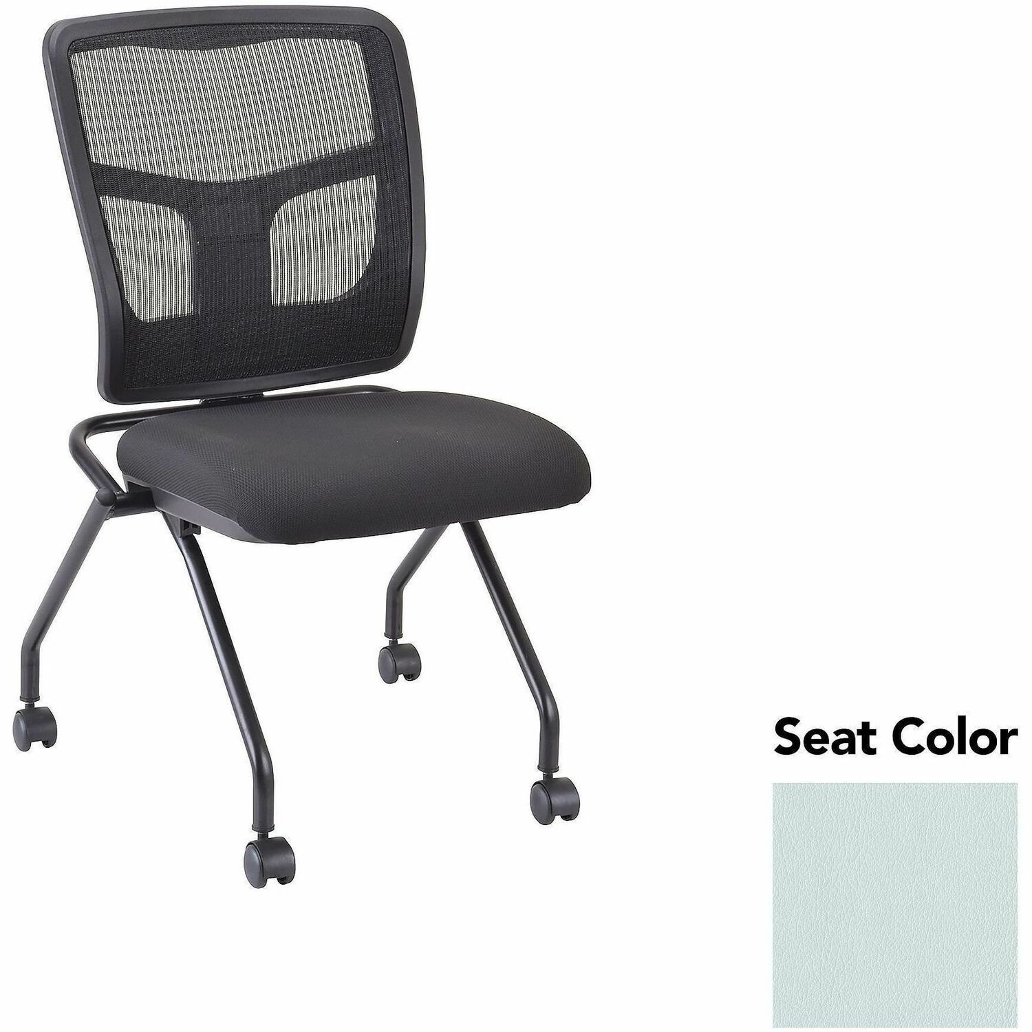 Guest Chair, Mesh Back, 24-2/3"x24"x37", Castillo Breezy/Black 2/CT