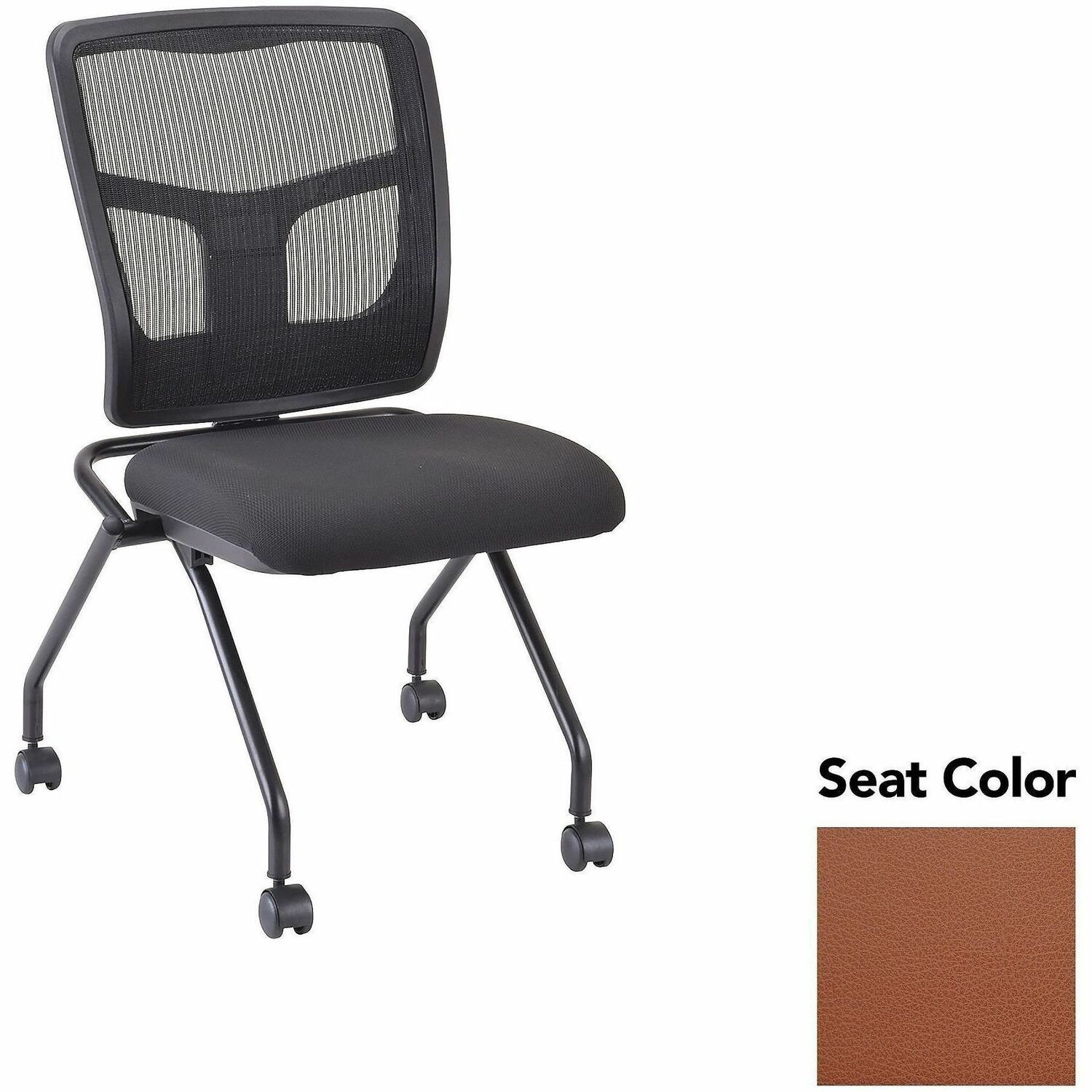 Guest Chair, Mesh Back, 24-2/3"x24"x37", Canyon Cordovan/Black 2/CT