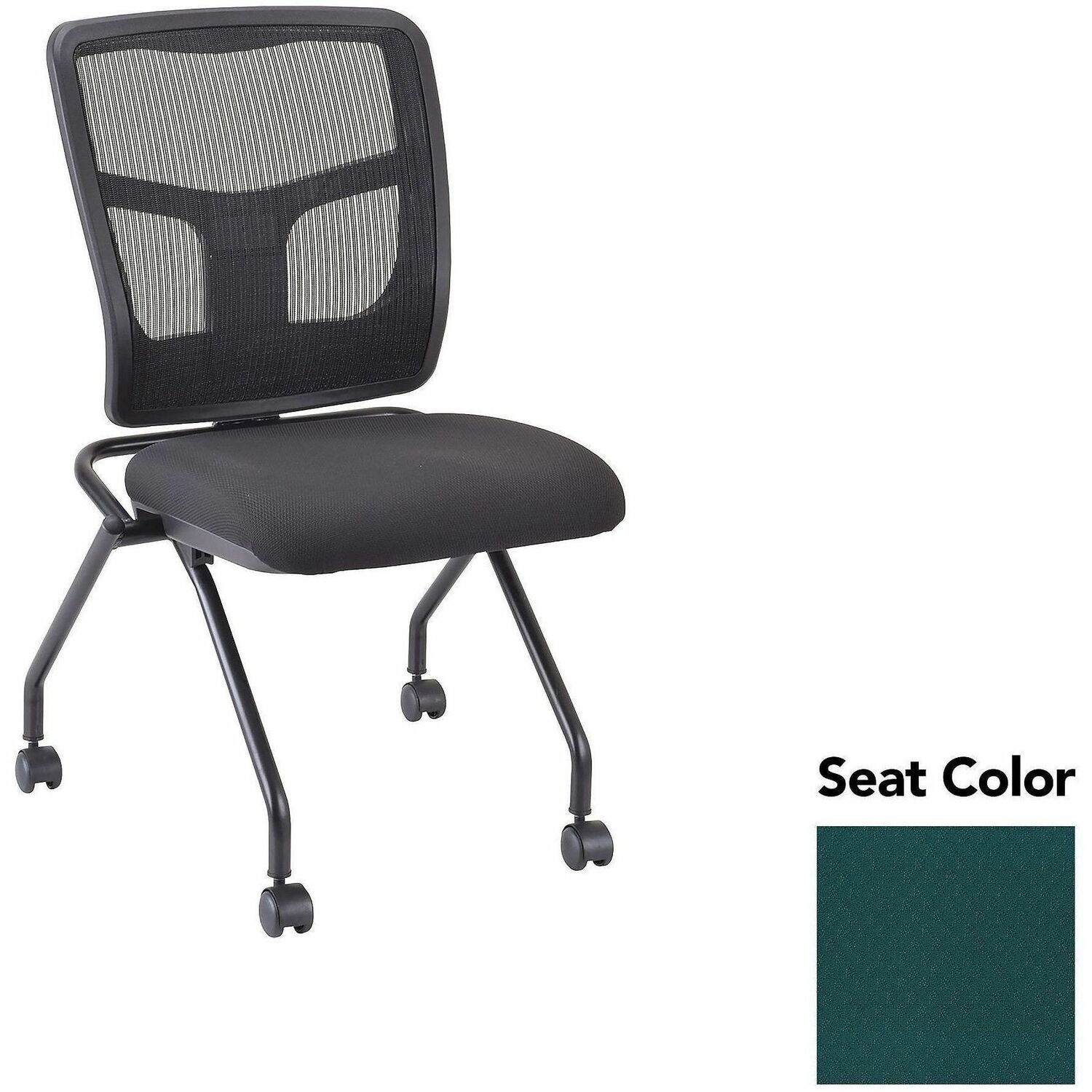Guest Chair, Mesh Back, 24-2/3"x24"x37", Insight Forest/Black 2/CT