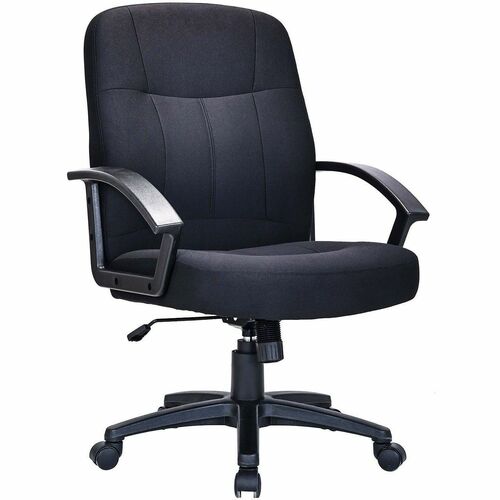 Chair, Executive, Midback, Fabric, Black