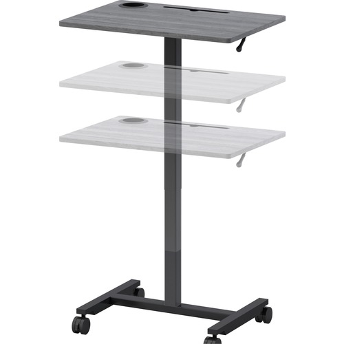 Desk, Mobile, Height-Adj