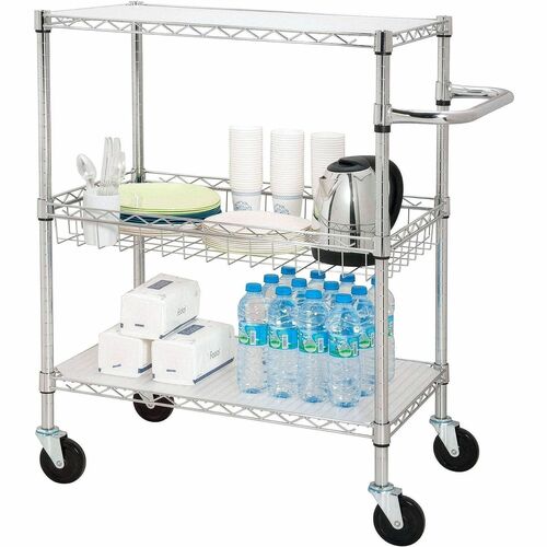Cart, 3-Tier, Rolling, 18" W