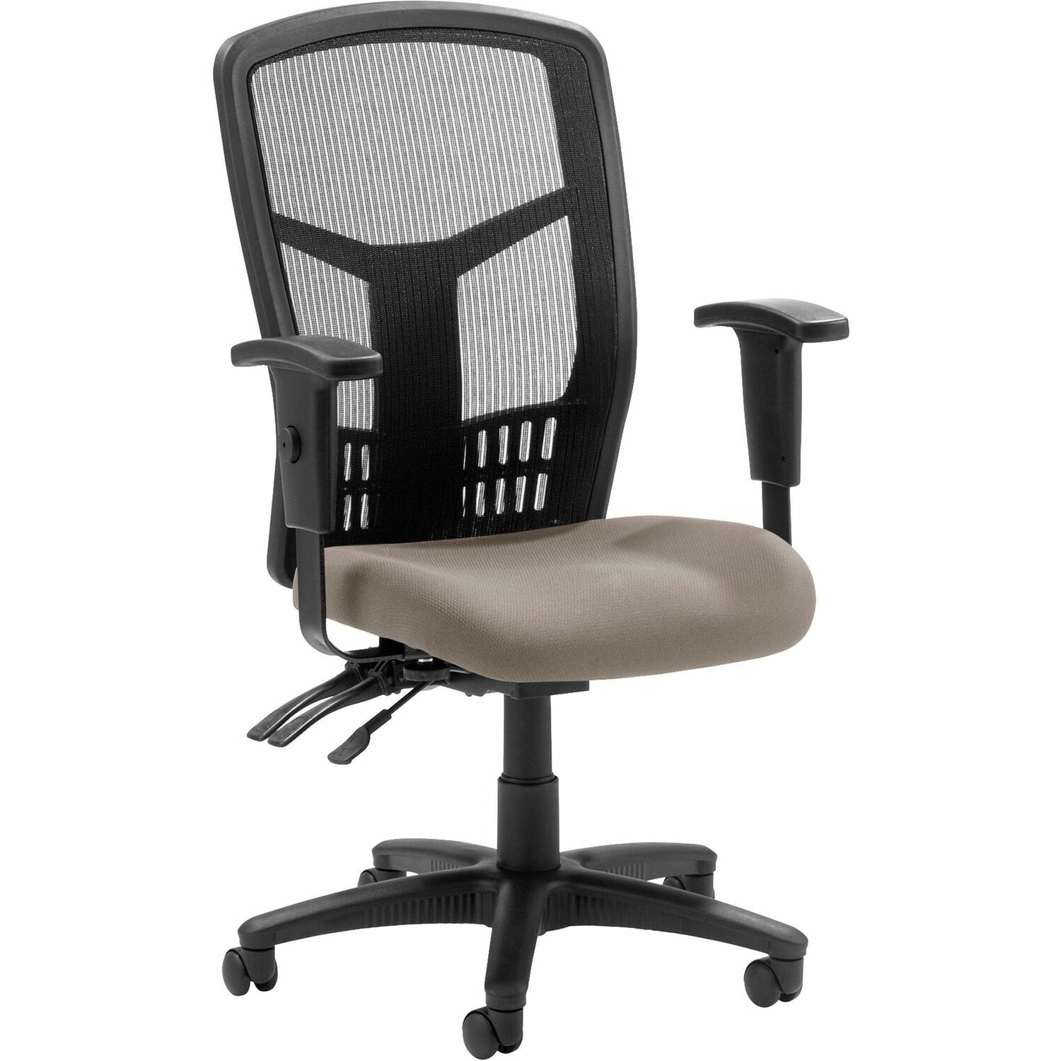 High-Back Chair, Exec, Mesh, 28-1/2"x28-1/2"x45", Stratus