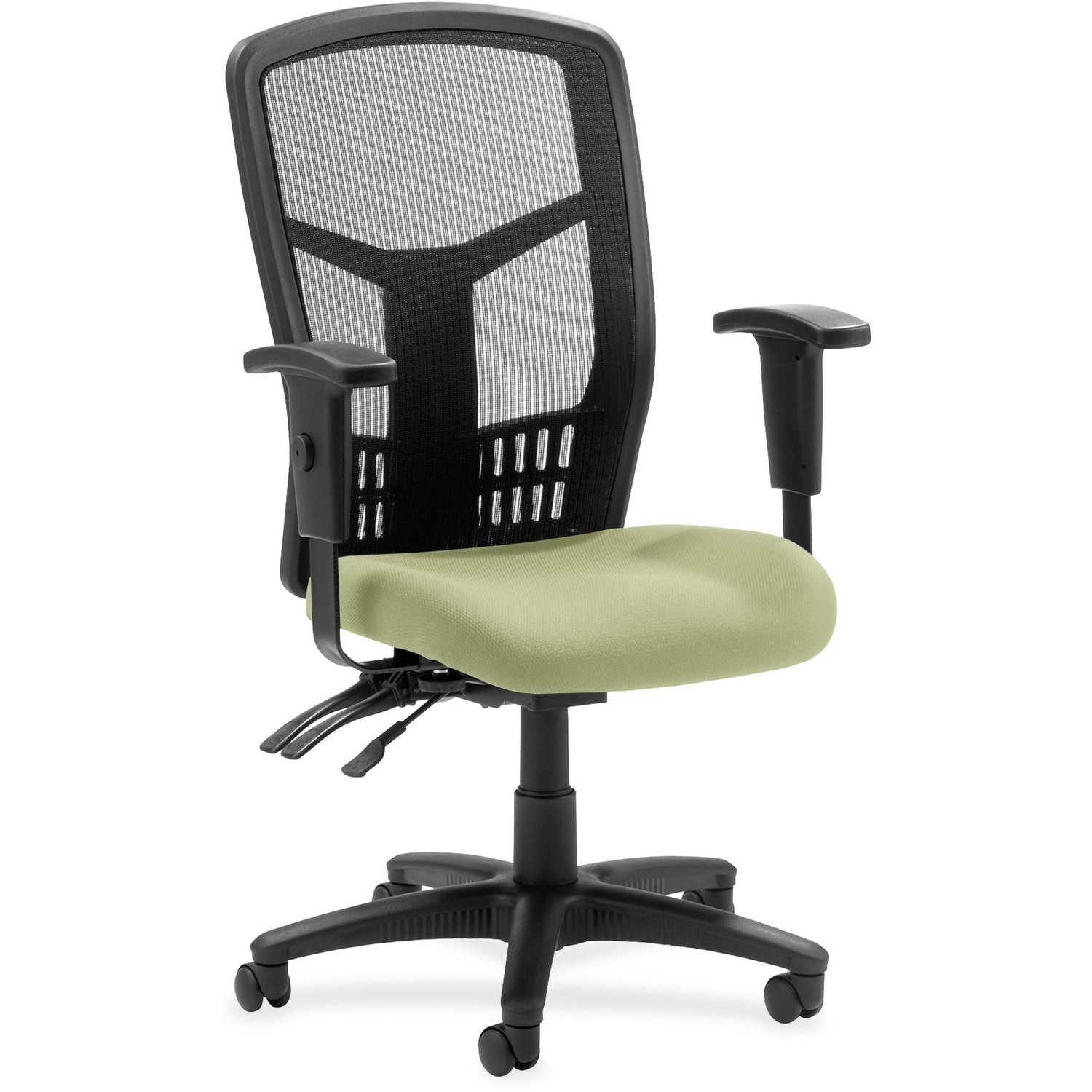 Hi-Back Chair, Vinyl Seat, 28-1/2" x 28-1/2" x 45", Dillon Sage
