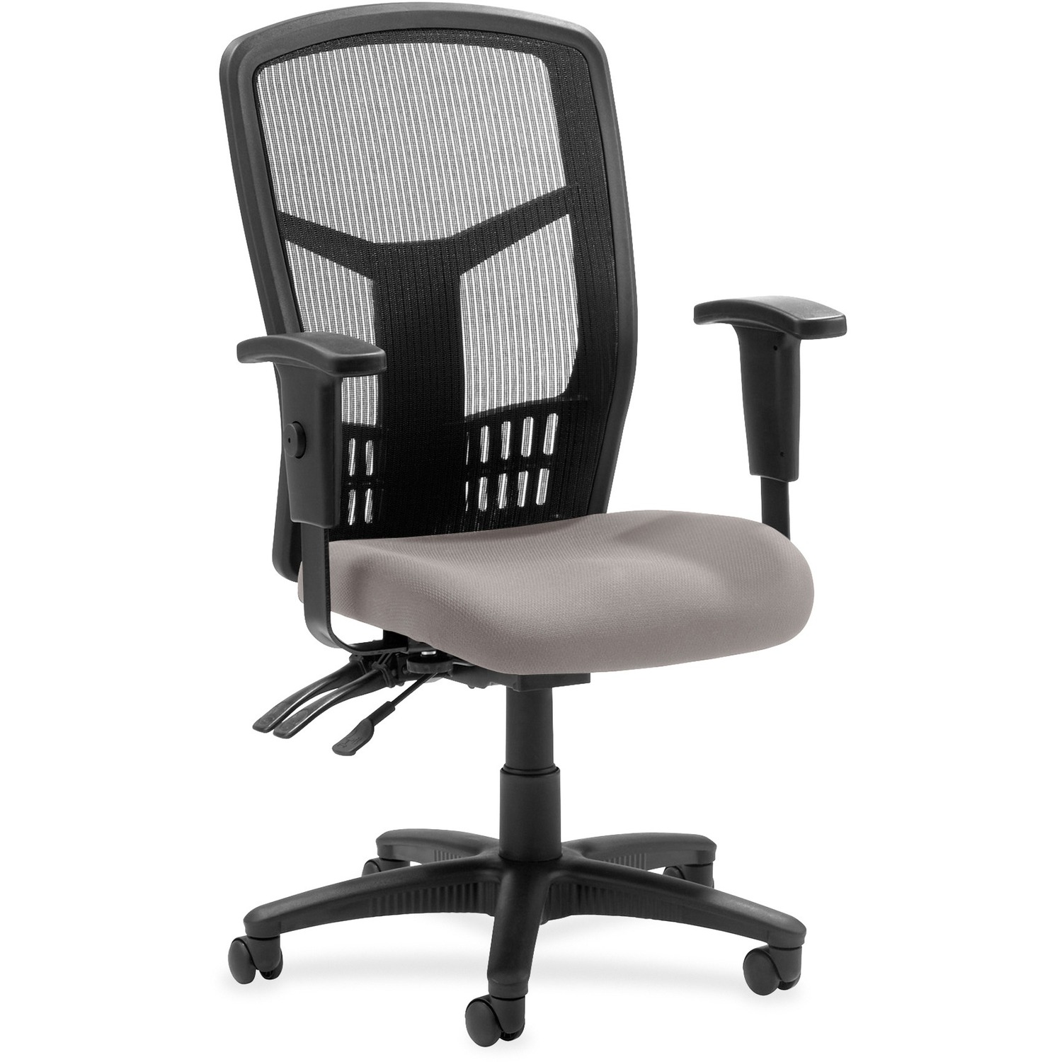 Hi-Back Chair, Vinyl Seat, 28-1/2" x 28-1/2" x 45", Castillo Metal