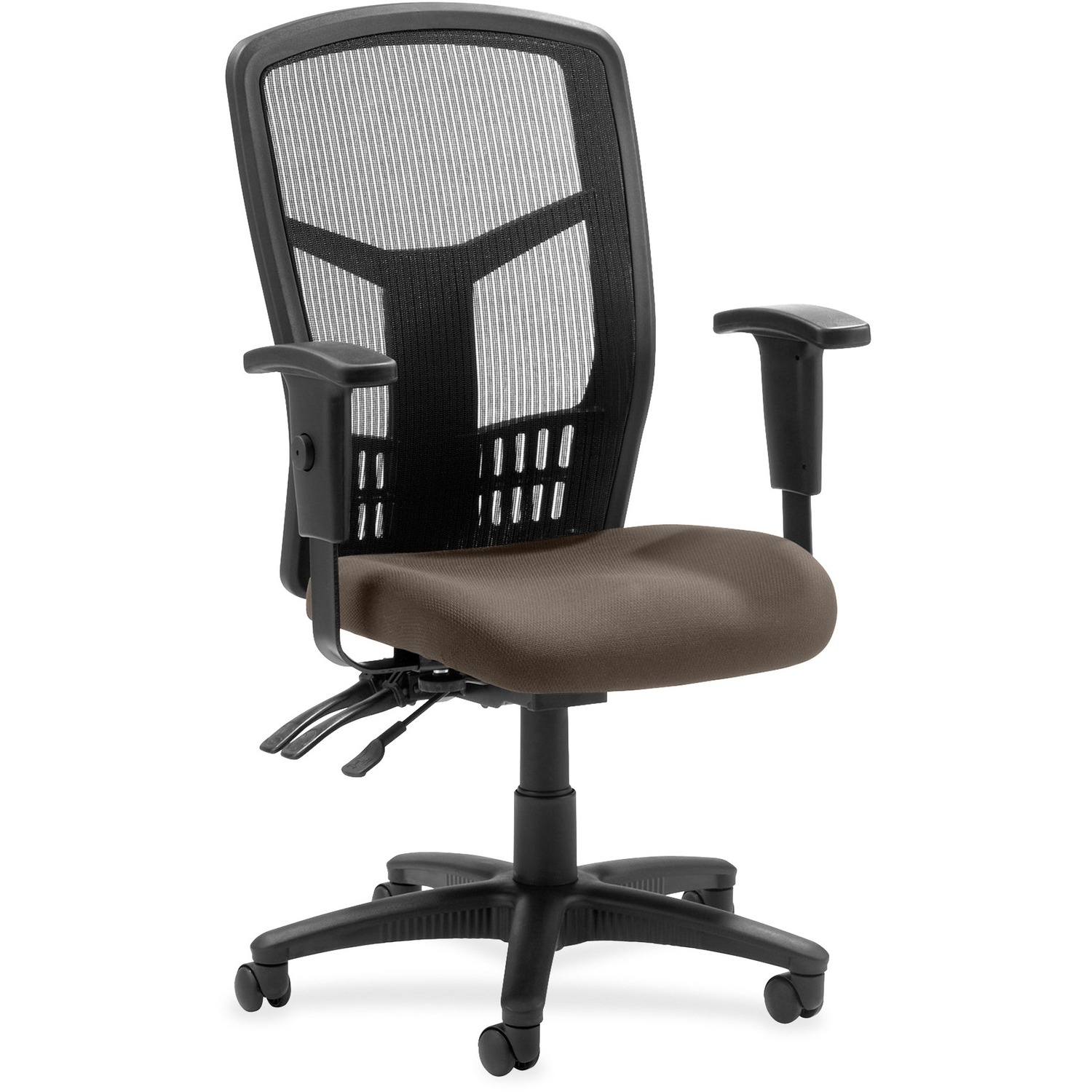 Hi-Back Chair, Vinyl Seat, 28-1/2" x 28-1/2" x 45", Dillon Java