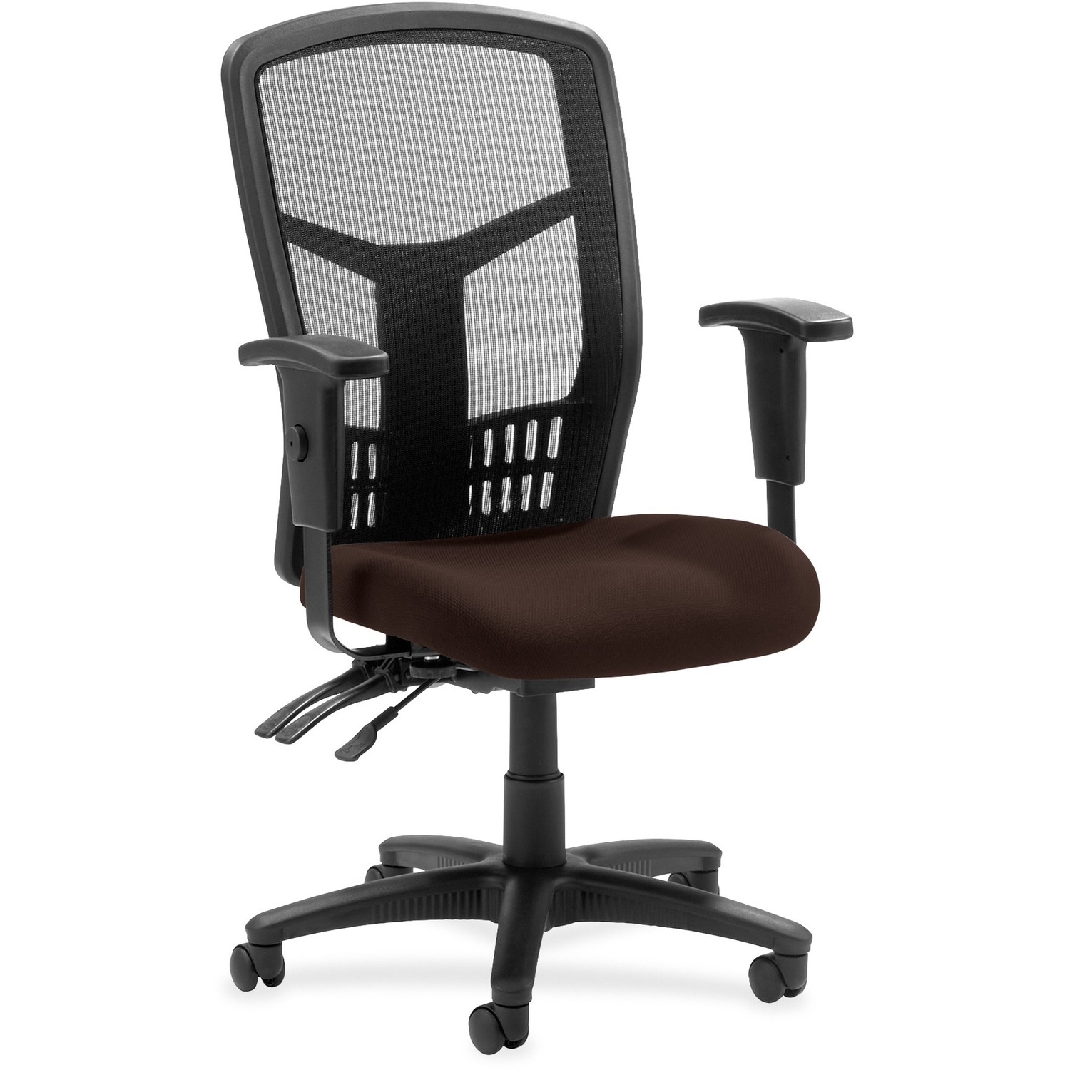 High-Back Chair, Exec, Mesh, 28-1/2" x 28-1/2" x 45", Nightfall