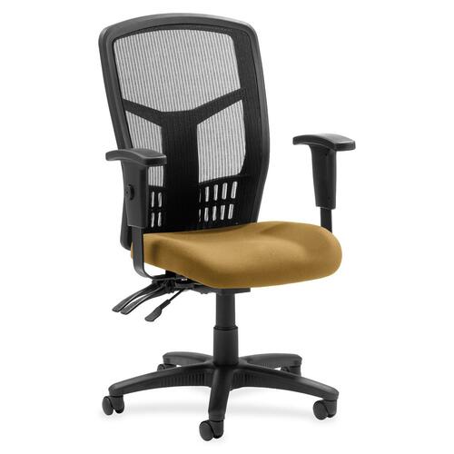 Hi-Back Chair, Vinyl Seat, 28-1/2" x 28-1/2" x 45", Nugget