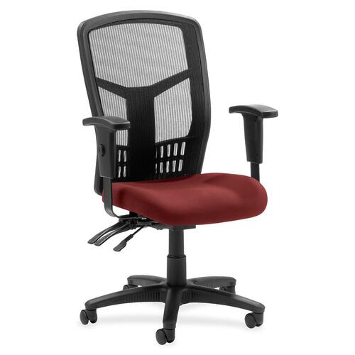 Hi-Back Chair, Fabric Seat, 28-1/2" x 28-1/2" x 45", Festive