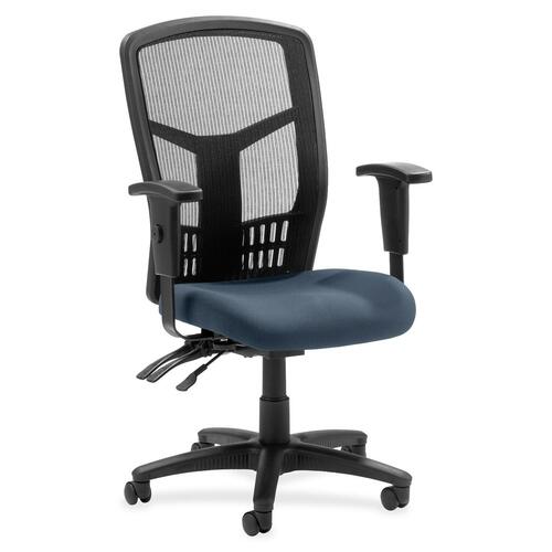 Hi-Back Chair, Fabric Seat, 28-1/2" x 28-1/2" x 45", Chesapeake