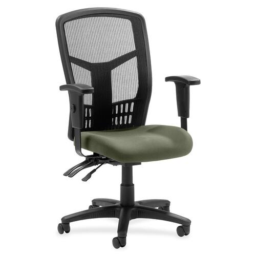Hi-Back Chair, Fabric Seat, 28-1/2" x 28-1/2" x 45", Shire Sage