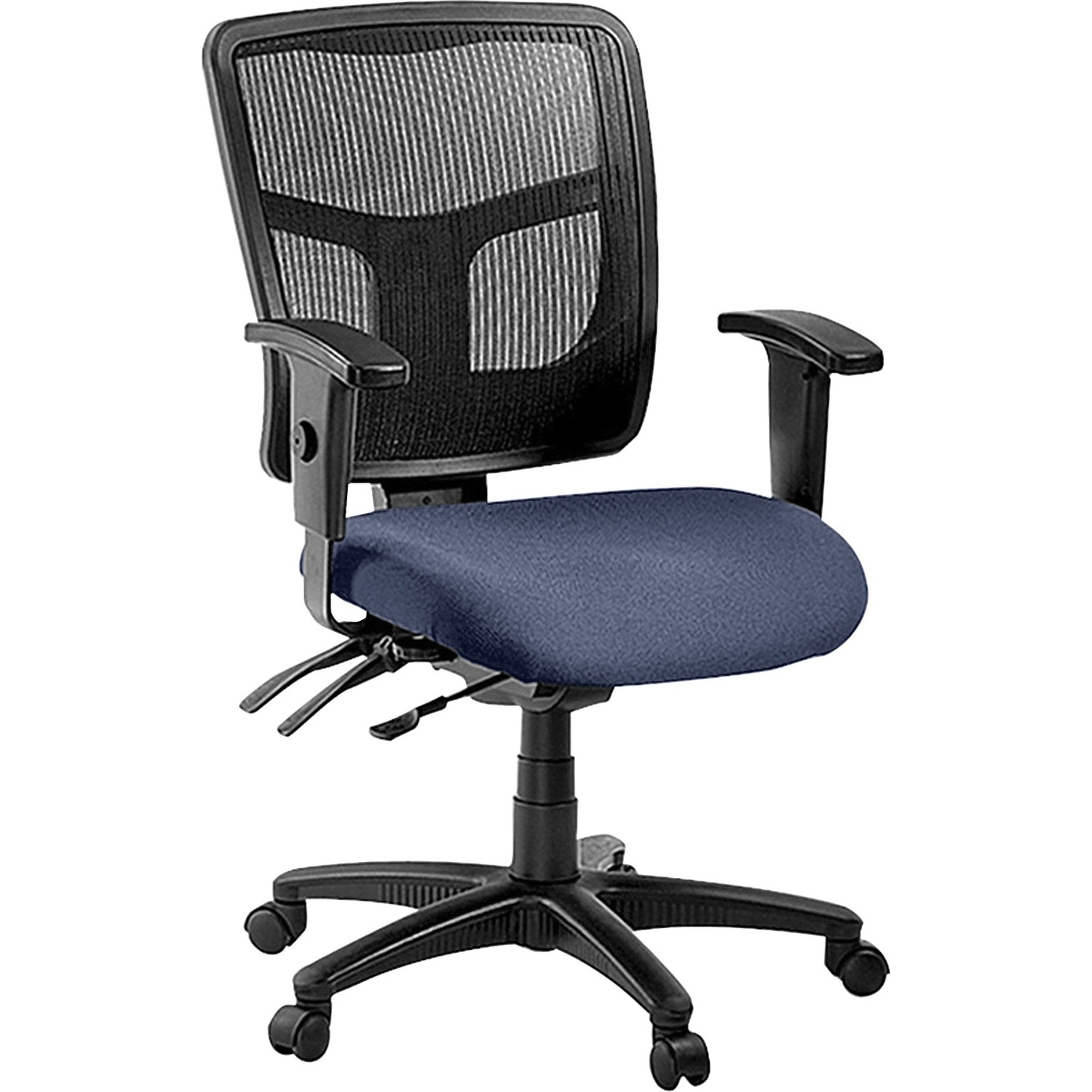 Mid-Back Chair, Mesh, 25-1/4" x 23-1/2" x 40-1/2", Ocean