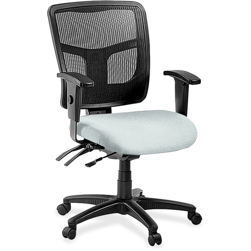 Mid-Back Chair, Vinyl Seat, 25-1/4"x23-1/2"x40-1/2", Breezy