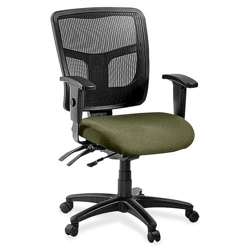 Mid-Back Chair, Fabric Seat, 25-1/4" x 23-1/2" x 40-1/2", Expo Leaf