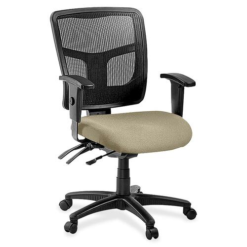 Mid-Back Chair, Fabric Seat, 25-1/4" x 23-1/2" x 40-1/2", Pumice