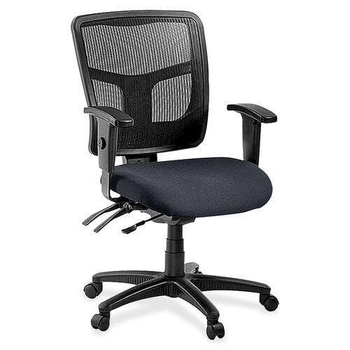 Mid-Back Chair, Fabric Seat, 25-1/4" x 23-1/2" x 40-1/2", Azurean