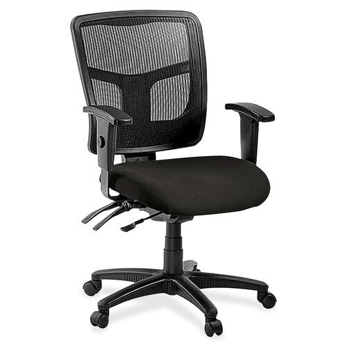Mid-Back Chair, Fab Seat, 25-1/4" x 23-1/2" x 40-1/2", Perfection BK