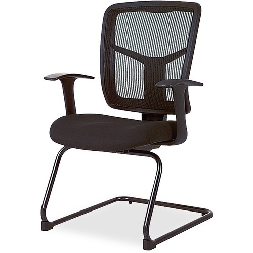 Chair, Side, Mesh, Black
