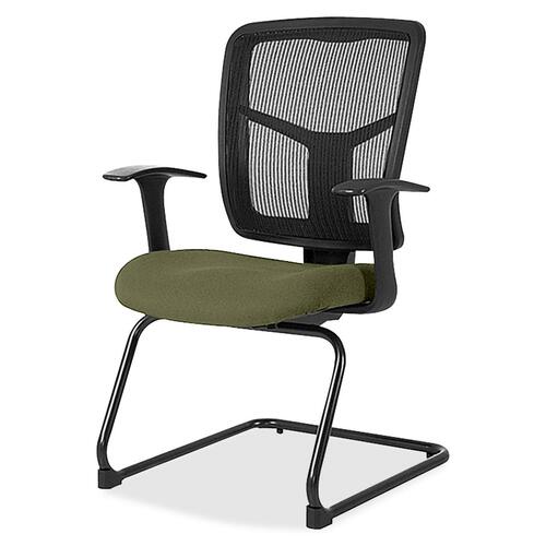 Guest Chair, Fabric Seat, 27" x 27-1/2" x 41", Expo Leaf