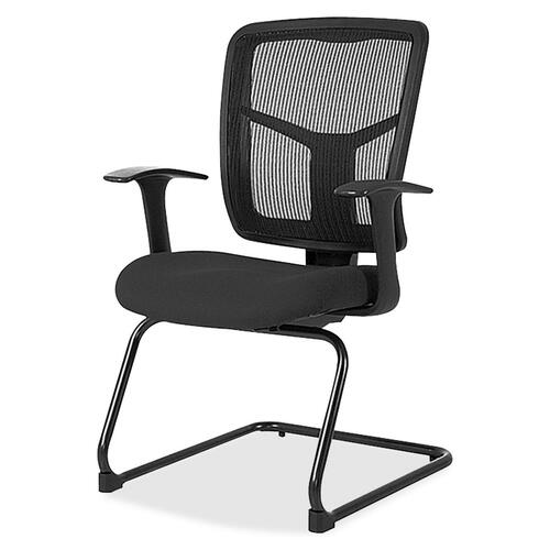 Guest Chair, Fabric Seat, 27" x 27-1/2" x 41", Tuxedo