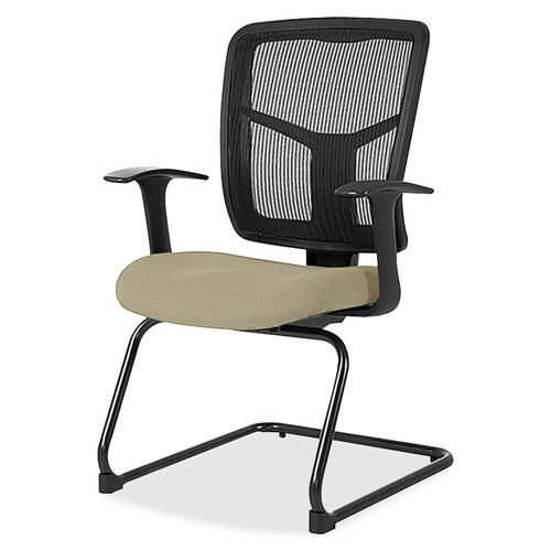 Guest Chair, Fabric Seat, 27" x 27-1/2" x 41", Forte Pumice