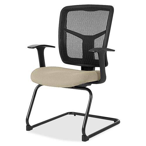Guest Chair, Fabric Seat, 27" x 27-1/2" x 41", Travertine