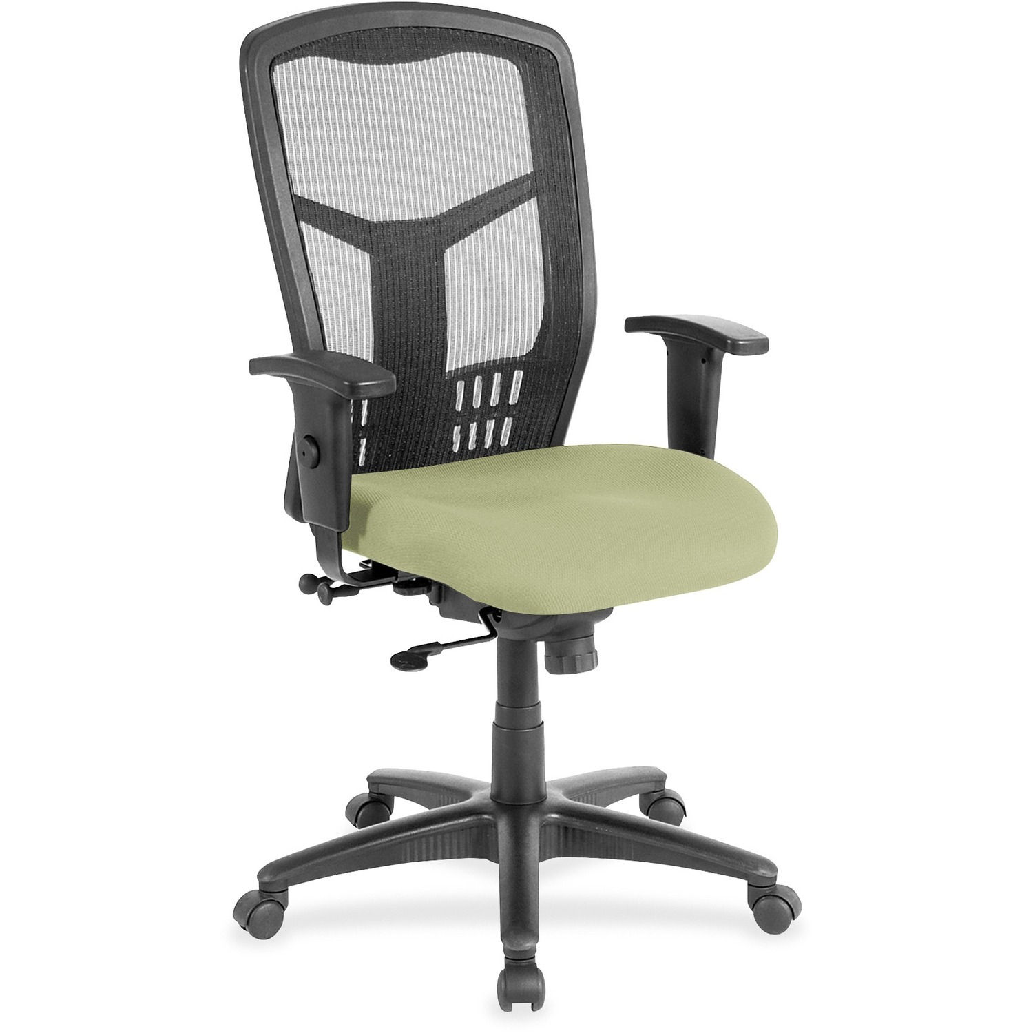 Hi-Back Chair, Vinyl Seat, 28-1/2" x 28-1/2" x 45", Dillon Sage
