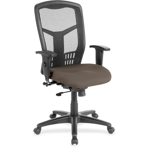 Hi-Back Chair, Vinyl Seat, 28-1/2" x 28-1/2" x 45", Dillon Java