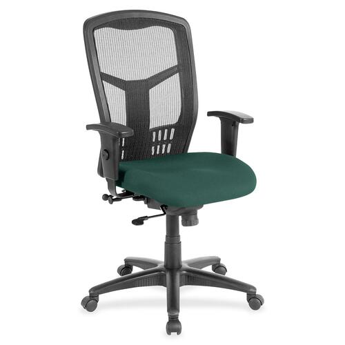 Hi-Back Chair, Fabric Seat, 28-1/2" x 28-1/2" x 45", Chive