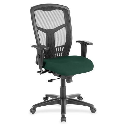 Hi-Back Chair, Fabric Seat, 28-1/2" x 28-1/2" x 45", Forest