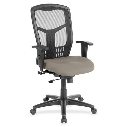 Hi-Back Chair, Fabric Seat, 28-1/2" x 28-1/2" x 45", Fossil
