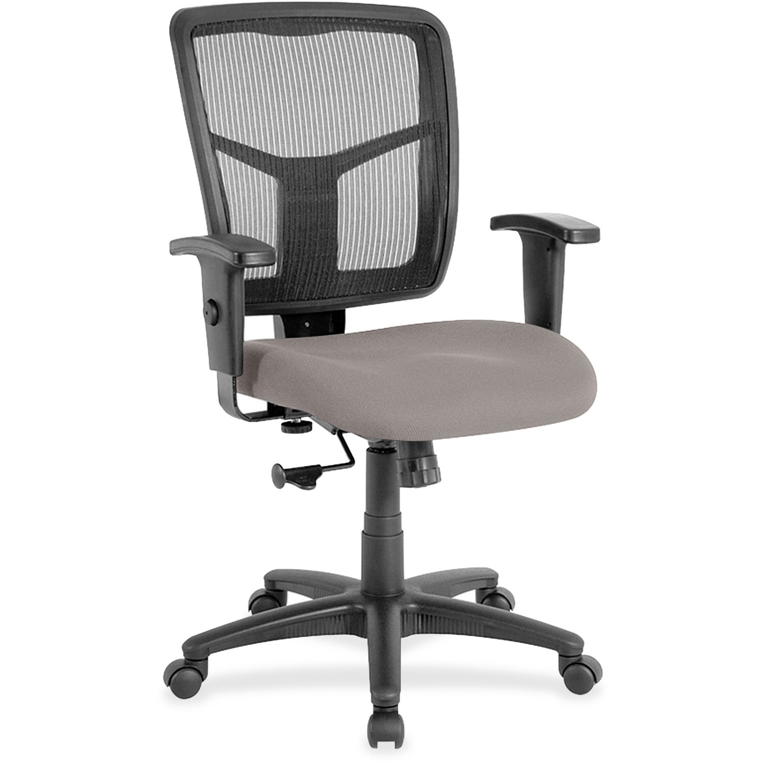 Mid-Back Chair, Vinyl Seat, 25-1/4"x23-1/2"x40-1/2", Metal