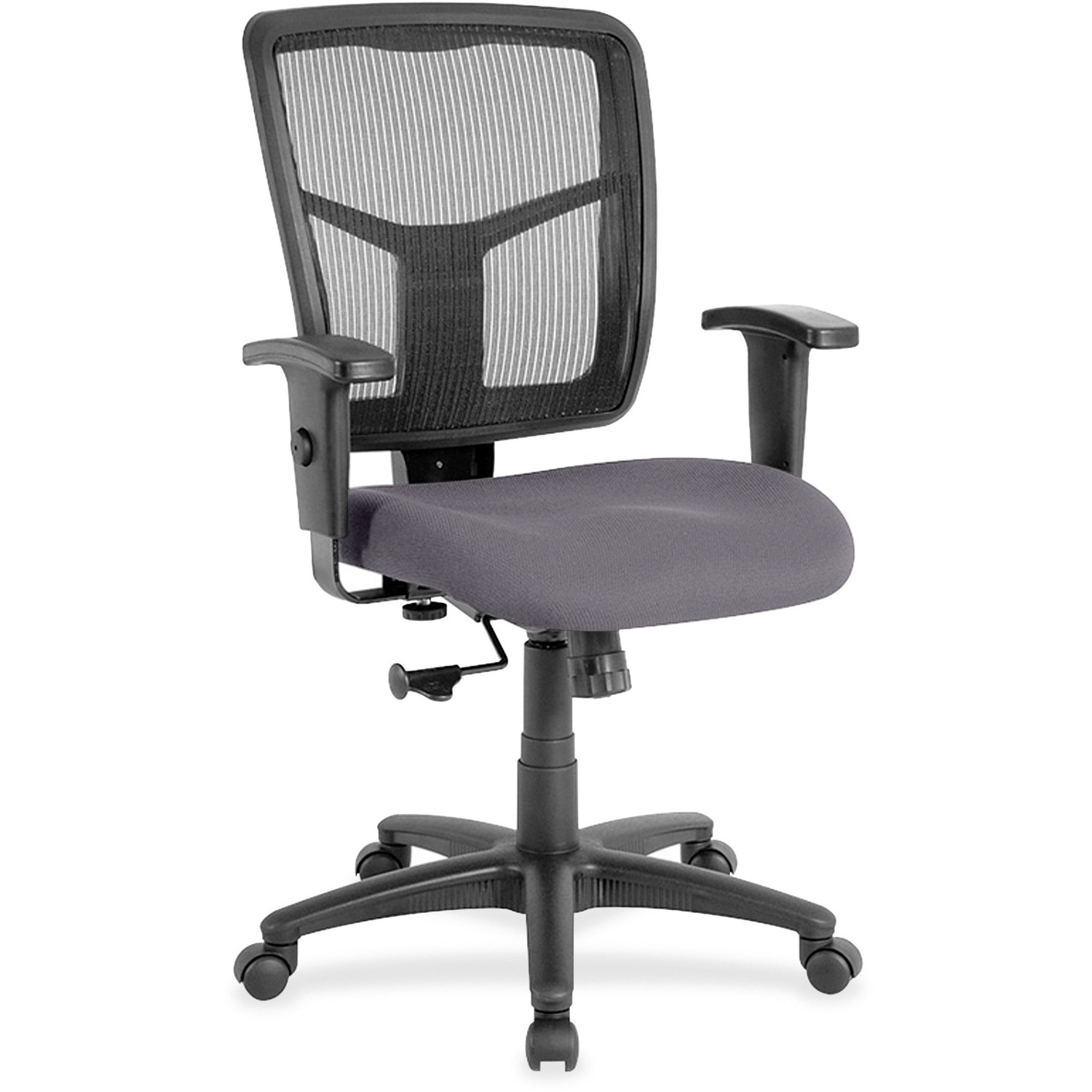 Mid-Back Chair, 25-1/4"x23-1/2"x40-1/2", Carbon