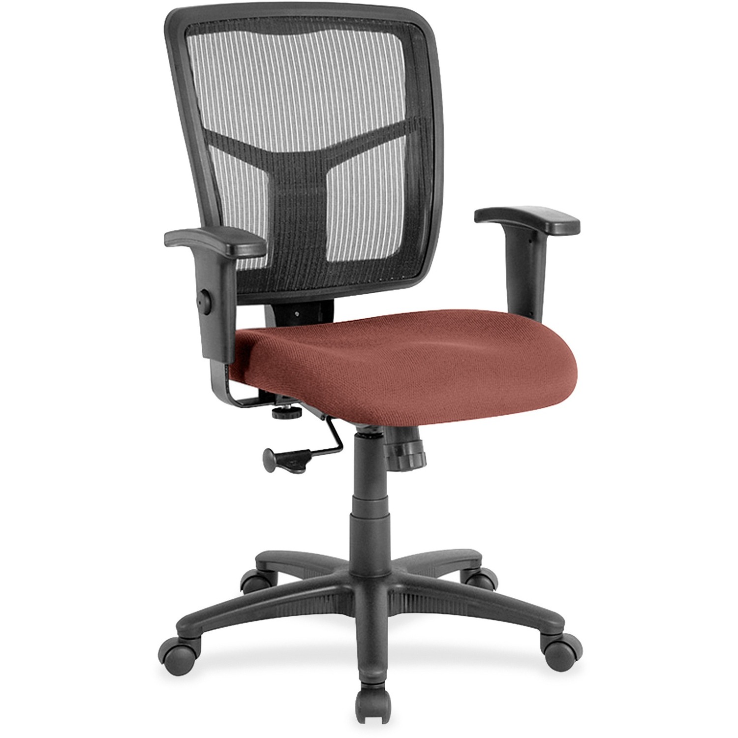 Mid-Back Chair, 25-1/4"x23-1/2"x40-1/2", Cordovan