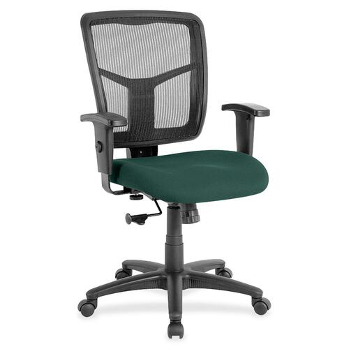 Mid-Back Chair, Fabric Seat, 25-1/4"x23-1/2"x40-1/2", Chive